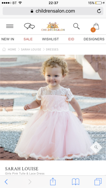 Dress for my daughter for weddings. How to wear it?