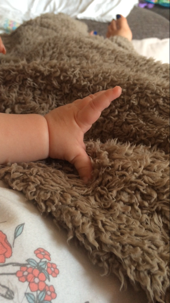 Baby "thumb pressing"