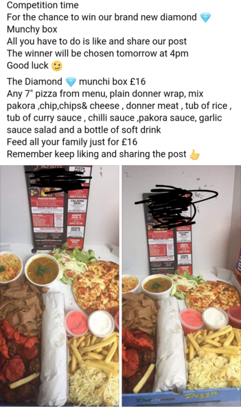 To order a Chinese when I've eaten dinner