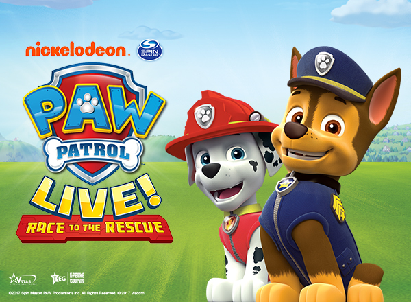 Win a family ticket to PAW Patrol Live! at the Motorpoint Arena
