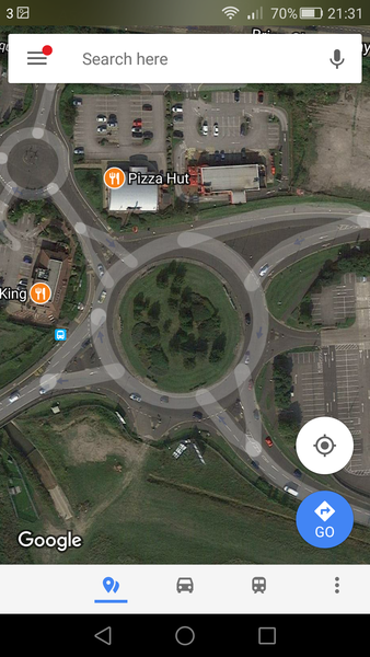 how would you do this roundabout?