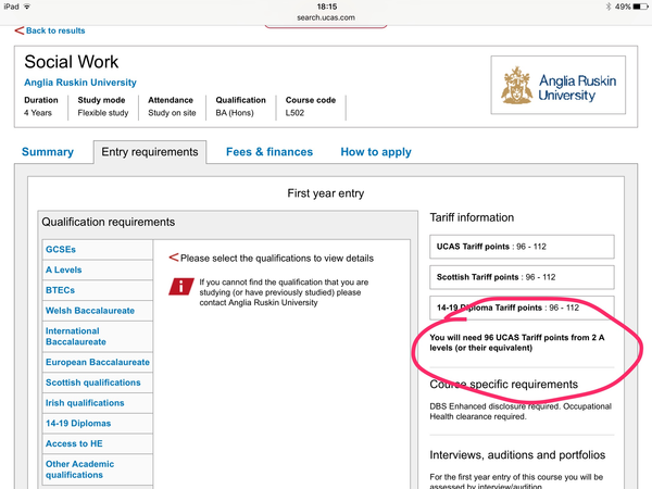 What are the chances of getting on a course through clearing with 2 A-Levels?