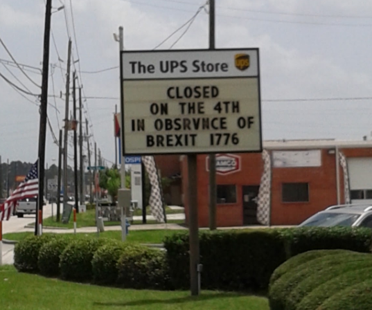 To be surprised that Americans know about Brexit after seeing this photo?