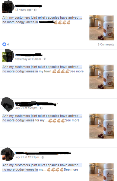MLM Botwatch 30 : A new thread (the 30th!) for people who are worried about relatives or friends who have turned into 'bots' by joining an MLM