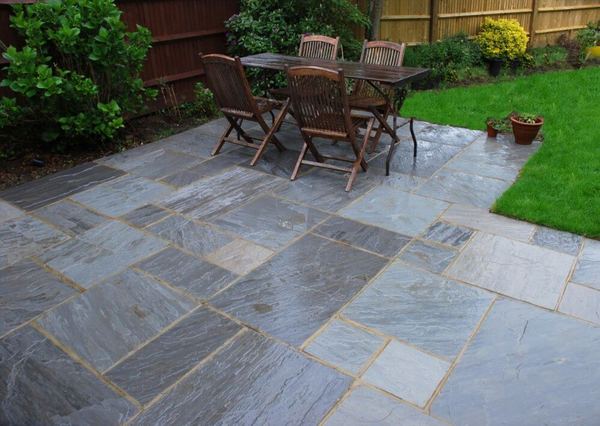 Indian Sandstone on patio