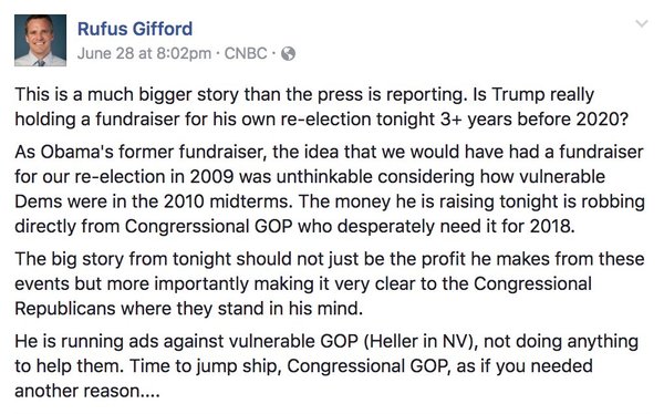 The one where Trump just can't stop being Trump