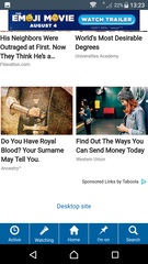 Inappropriate advert?