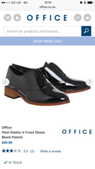 Stylish black flat shoes