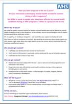 Recruiting now for August involvement in progressing perinatal mental health services development in south west London. Interested?
