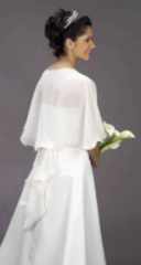 Getting married at 8 months preg. Wear a shawl with short sleeved wedding dress? Paranoid about the backs of arms...