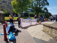 Germaine Greer talk protested