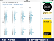 I just threw a baby name book across the room - argh!