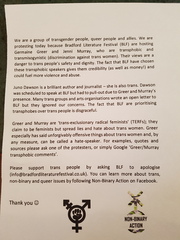 Germaine Greer talk protested