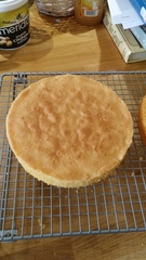 Village show Victoria sponge - no baking powder?