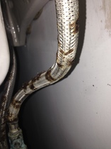 Help! Bathroom pipe squirting everywhere!