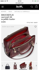 First Coach bag