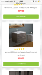 Bathroom fitting recommendations - wall hung
