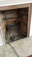 Creating a nice alcove in old fireplace