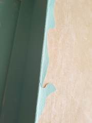 Whats going on with my kitchen walls. Pics.
