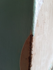 Whats going on with my kitchen walls. Pics.