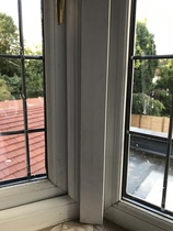 UPVC window frame seal