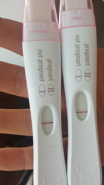 Faint positive after miscarriage