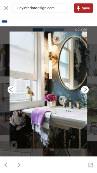 Does anyone have a dark dramatic bathroom?