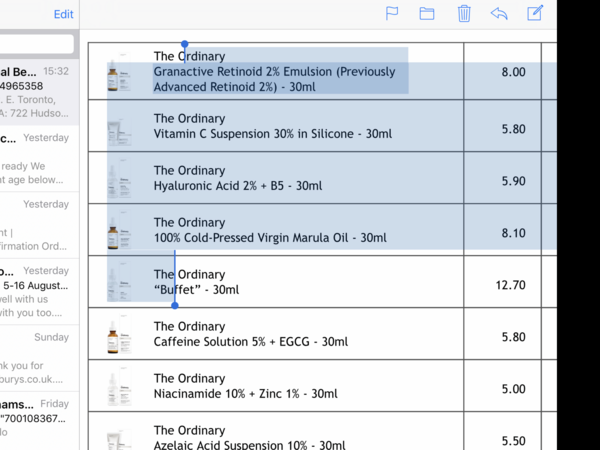 Trying out 'The Ordinary'. How on earth...