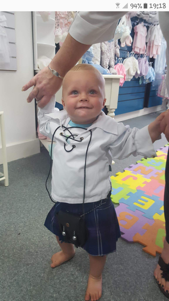Don't want my 2 year old to wear a kilt. AIBU?