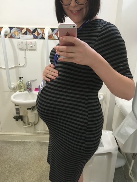 When did you start to show? Would love to see pics!