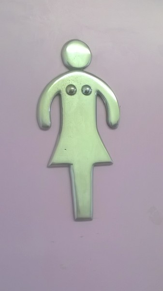 Sexist M&S toilet signs
