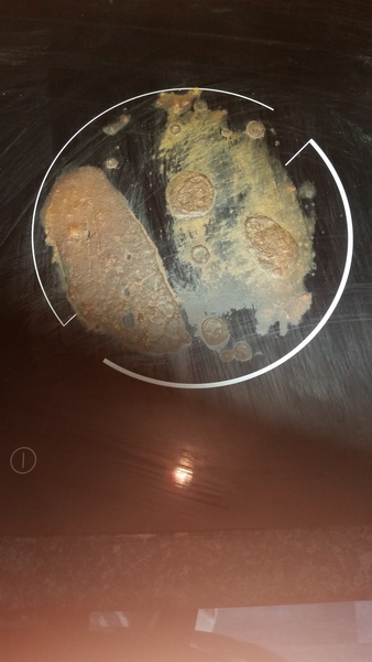 To ask you to please help with this. Ceramic hob disaster