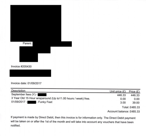 Is my nursery overcharging?