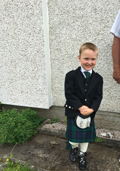 Don't want my 2 year old to wear a kilt. AIBU?