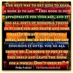 To censor my child's reading??
