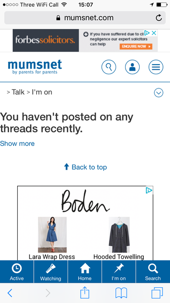 threads I'm on