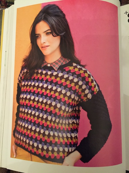 What colourful Aran yarn for this crochet sweater?!
