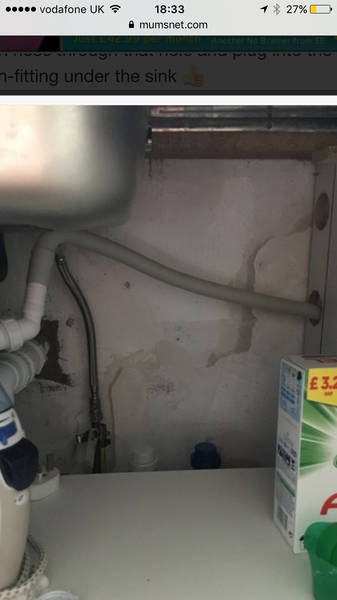 Beko washing machine plumbing