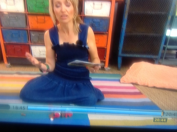 Where did the presenter from Animal rescue tonight, get her denim dress
