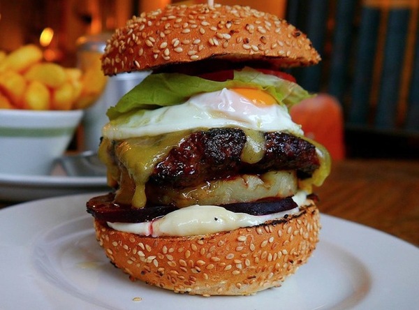 To eat a burger with my hands?