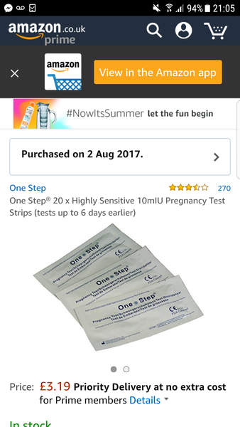 Pregnant or not ?
