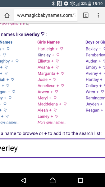It was meant to be Everly & Spencer...