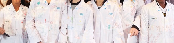 sparkly labcoats
