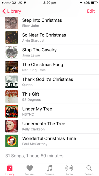Christmas music