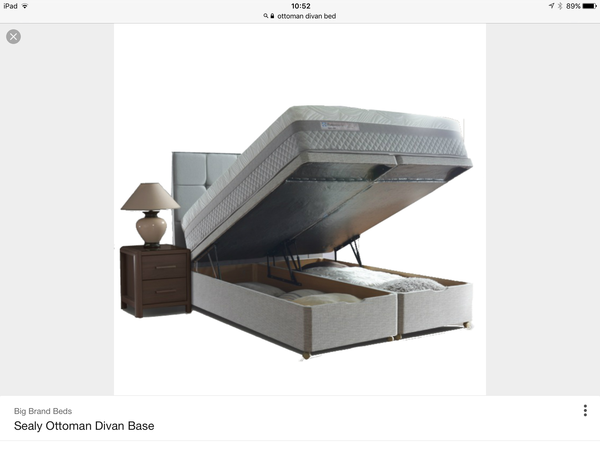 Two single ottoman beds joined together?