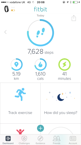 To ask how many steps you do in a day?