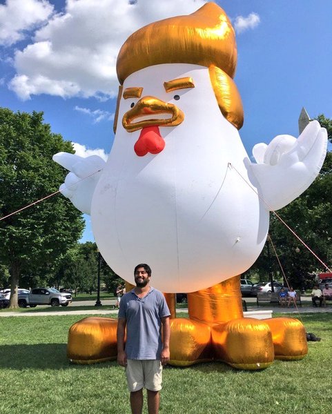 We're not on a 17 day vacation, not us. We have meetings and calls! Now where did that golf ball go?...Trump cont.