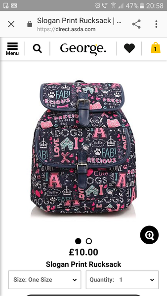 What rucksack do your yr 4,5,6 dds us for school?