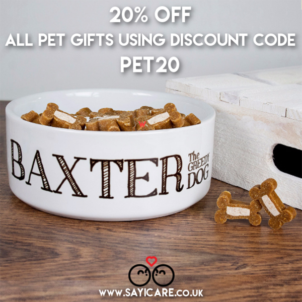 20% off Personalised Pet Gifts Code