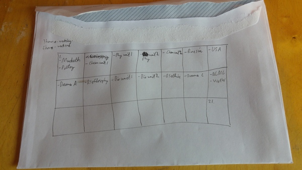 Someone posted a GCSE revision planner..